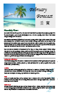 Monthly Forecast - February 2012